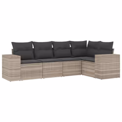 VidaXL 3222531, Gris foncé, Rotin, Acier, 110 kg, Adultes et enfants, 830 mm, 620 mm