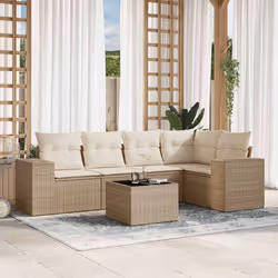 VidaXL 3222537 banc de jardin Rotin, Verre trempé