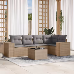 VidaXL 3222538 banc de jardin Rotin, Verre trempé