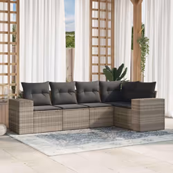 VidaXL 3222541 banc de jardin Rotin, Verre trempé