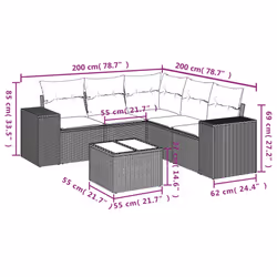 VidaXL 3222547 ensemble de meubles de jardin - Vue supplémentaire 8