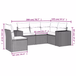 VidaXL 3222578 ensemble de meubles de jardin - Vue supplémentaire 7
