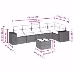VidaXL 3222587 ensemble de meubles de jardin - Vue supplémentaire 8