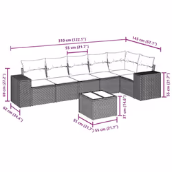 VidaXL 3222601 ensemble de meubles de jardin - Vue supplémentaire 8