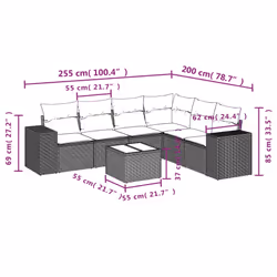 VidaXL 3222608 ensemble de meubles de jardin - Vue supplémentaire 8