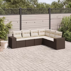 Cet ensemble de canapés de jardin est le complément parfait de votre arrière-cour, terrasse ou patio, offrant un espace confo ...