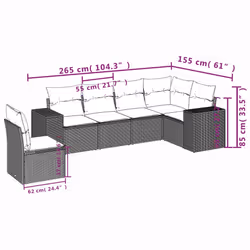 VidaXL 3222625 ensemble de meubles de jardin - Vue supplémentaire 7