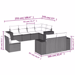 VidaXL 3222834 ensemble de meubles de jardin - Vue supplémentaire 7