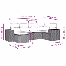 VidaXL 3222858 ensemble de meubles de jardin - Vue supplémentaire 8