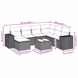 VidaXL 3222907 ensemble de meubles de jardin - Vue supplémentaire 8