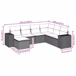 VidaXL 3222912 ensemble de meubles de jardin - Vue supplémentaire 8