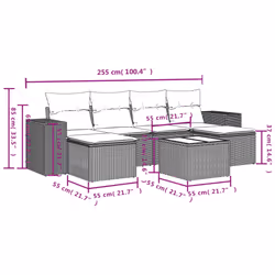 VidaXL 3222915 ensemble de meubles de jardin - Vue supplémentaire 8