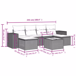 VidaXL 3222918 ensemble de meubles de jardin - Vue supplémentaire 8