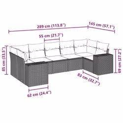 VidaXL 3222991 ensemble de meubles de jardin - Vue supplémentaire 7