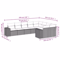 VidaXL 3223035 ensemble de meubles de jardin - Vue supplémentaire 7