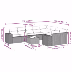 VidaXL 3223041 ensemble de meubles de jardin - Vue supplémentaire 8