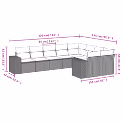 VidaXL 3223048 ensemble de meubles de jardin - Vue supplémentaire 7
