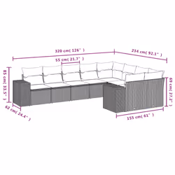 VidaXL 3223049 ensemble de meubles de jardin - Vue supplémentaire 7