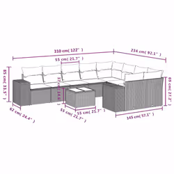 VidaXL 3223051 ensemble de meubles de jardin - Vue supplémentaire 8
