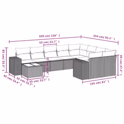 VidaXL 3223054 ensemble de meubles de jardin - Vue supplémentaire 8