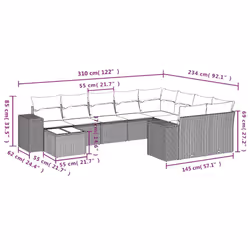 VidaXL 3223061 ensemble de meubles de jardin - Vue supplémentaire 8