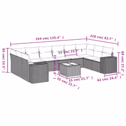 VidaXL 3223064 ensemble de meubles de jardin - Vue supplémentaire 4