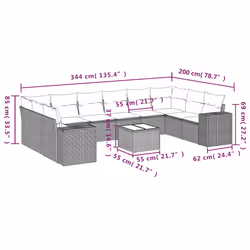 VidaXL 3223071 ensemble de meubles de jardin - Vue supplémentaire 8