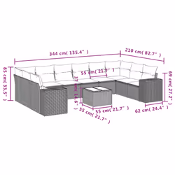 VidaXL 3223074 ensemble de meubles de jardin - Vue supplémentaire 4