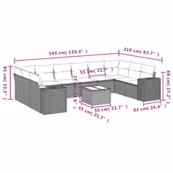 VidaXL 3223075 ensemble de meubles de jardin - Vue supplémentaire 8