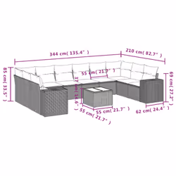 VidaXL 3223077 ensemble de meubles de jardin - Vue supplémentaire 8