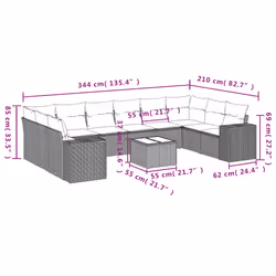 VidaXL 3223078 ensemble de meubles de jardin - Vue supplémentaire 8