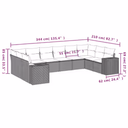 VidaXL 3223079 ensemble de meubles de jardin - Vue supplémentaire 7