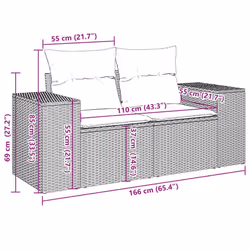 VidaXL 3223087 ensemble de meubles de jardin - Vue supplémentaire 8