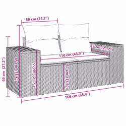 VidaXL 3223091 ensemble de meubles de jardin - Vue supplémentaire 8