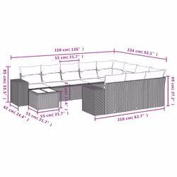 VidaXL 3223124 ensemble de meubles de jardin - Vue supplémentaire 8