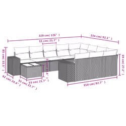 VidaXL 3223125 ensemble de meubles de jardin - Vue supplémentaire 8