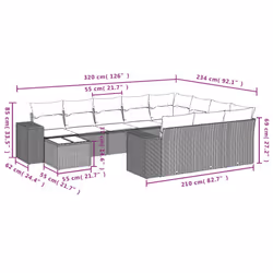 VidaXL 3223128 ensemble de meubles de jardin - Vue supplémentaire 8