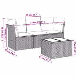 VidaXL 3217223 ensemble de meubles de jardin