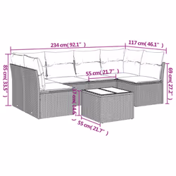 VidaXL 3217393 ensemble de meubles de jardin