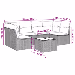 VidaXL 3217400 ensemble de meubles de jardin