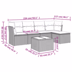 VidaXL 3217569 ensemble de meubles de jardin