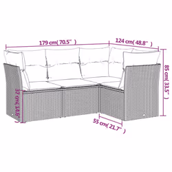 VidaXL 3217583 ensemble de meubles de jardin