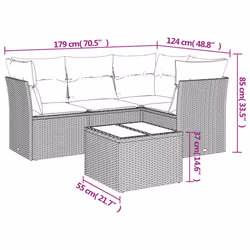 VidaXL 3217585 ensemble de meubles de jardin