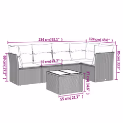 VidaXL 3217595 ensemble de meubles de jardin