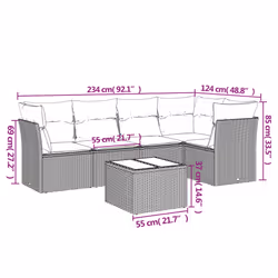 VidaXL 3217599 ensemble de meubles de jardin