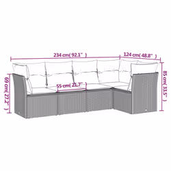 VidaXL 3217612 ensemble de meubles de jardin