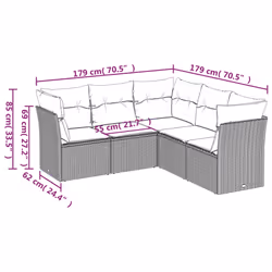 VidaXL 3217632 ensemble de meubles de jardin