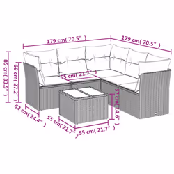 VidaXL 3217633 ensemble de meubles de jardin