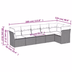 VidaXL 3217662 ensemble de meubles de jardin