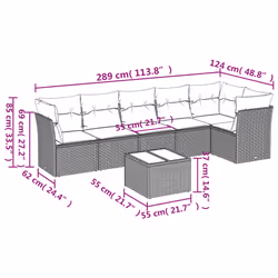 VidaXL 3217663 ensemble de meubles de jardin